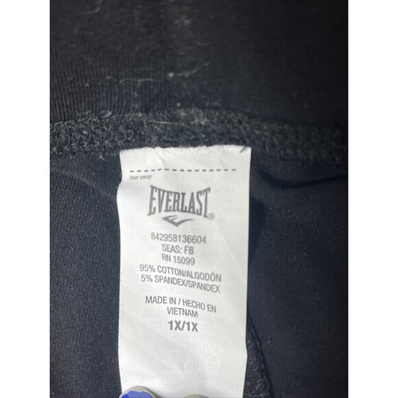 Everlast "Always Ready" Graphic Legging Pants Activewear Black Size 1X NWT - Picture 5 of 6